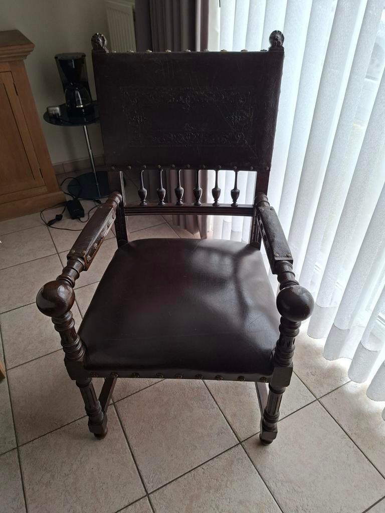 2 antieke stoelen, Antiek en Kunst, Ophalen