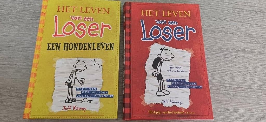 Kinderboek 'het leven van een loser', Ophalen, Zo goed als nieuw, Jeff Kinney, Fictie