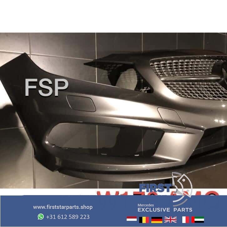 W176 originele AMG Voorbumper Mercedes A Klasse diamond gril, Gebruikt, -, Voor, Ophalen of Verzenden
