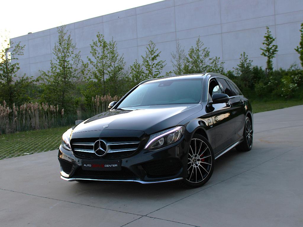 ✅Mercedes C350e hybride * AMG line *panoramique * Burmester, Cuir, Achat, 1250 kg, Euro 6