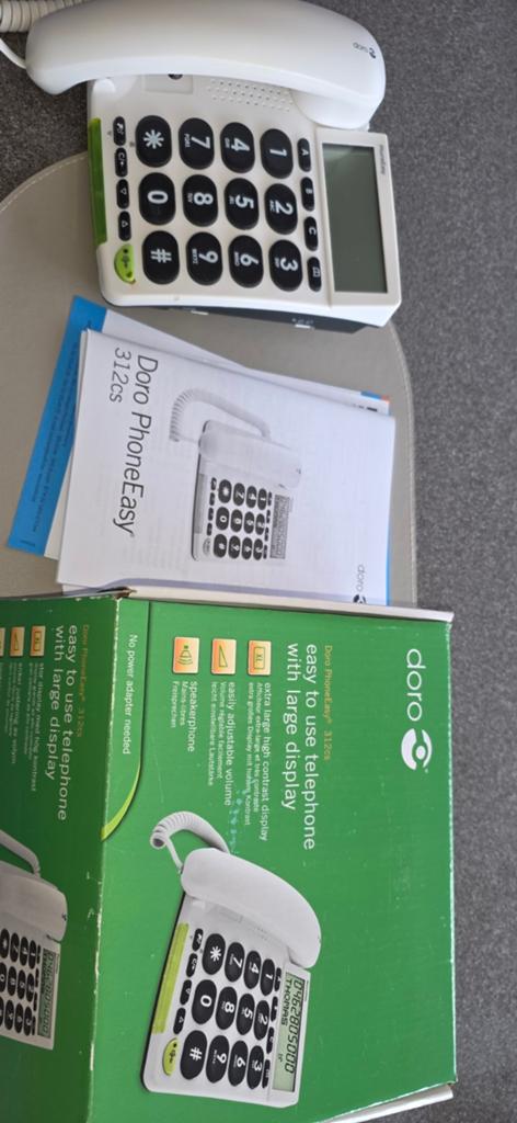 Doro phone easy 312 cs, Telecommunicatie, Ophalen