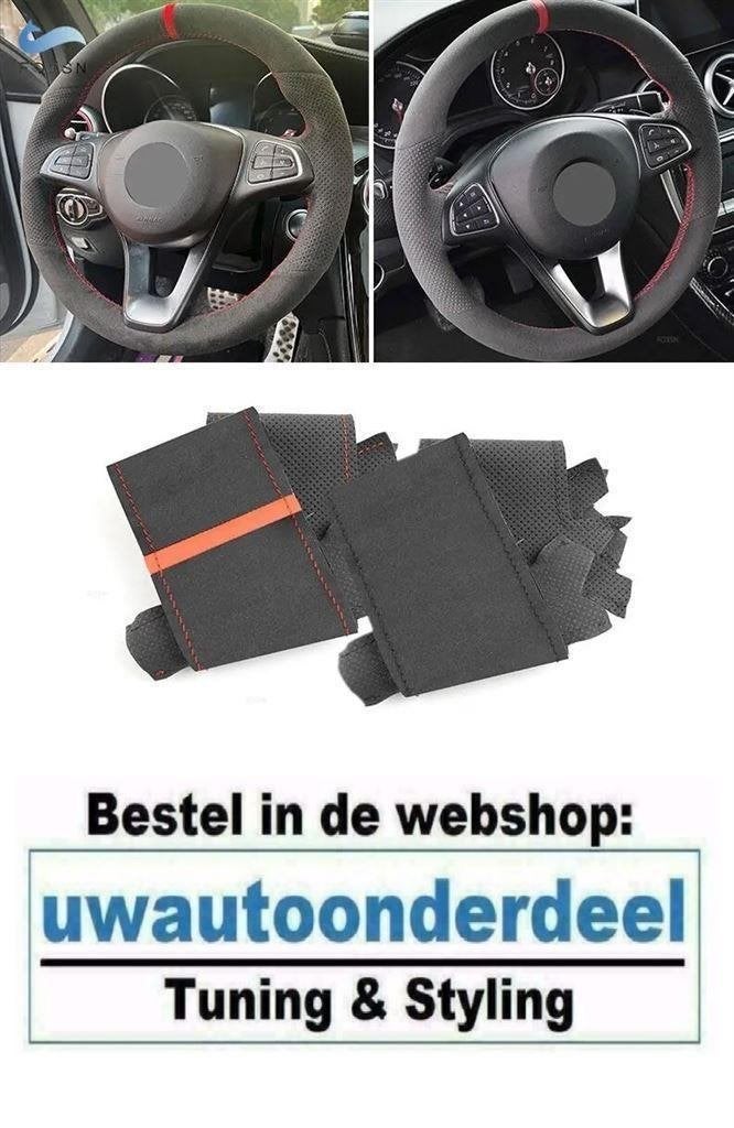 Stuurwiel Stuur Hoes Alcantara Suede Rode Sticksel Voor MB G, Verzenden