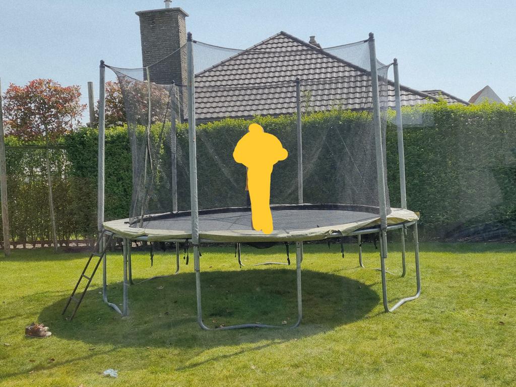 Trampoline 310cm, Ophalen, Gebruikt