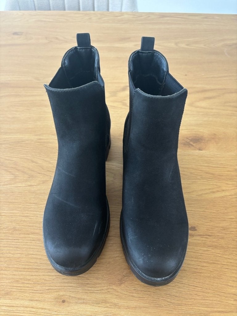 Botillons noirs à talon, Anna Field, Enlèvement ou Envoi, Comme neuf, Boots et Botinnes