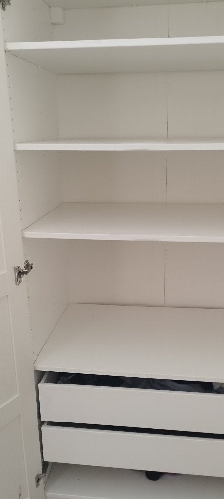 2 Armoire  pax, Ophalen, Zo goed als nieuw, Met lade(s)