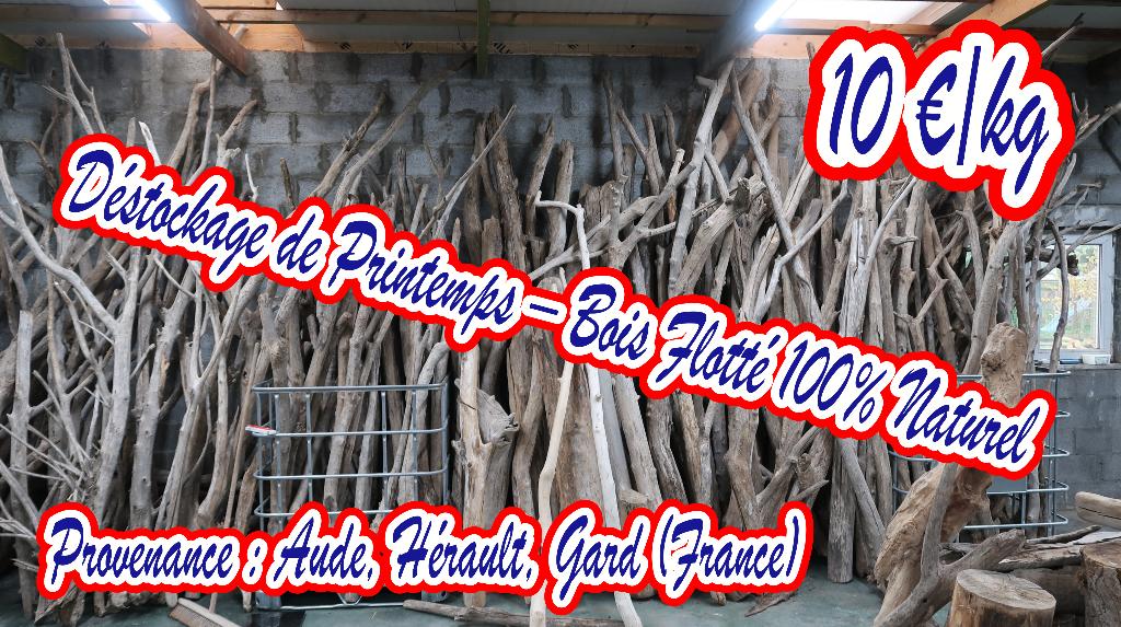 Drijfhout - Drijfhout - Drijfhout 10€/kg, Antiek en Kunst, Ophalen, Hout