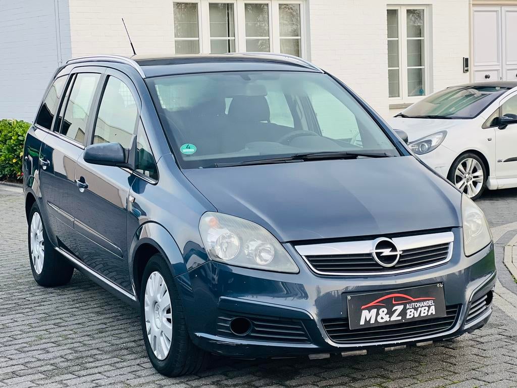 Opel Zafira 1.8i * BENZINE * AUTOMAAT * 7 Plaatsen, Auto's, Opel, Bedrijf, Te koop, Zafira, ABS, Airbags, Airconditioning, Boordcomputer
