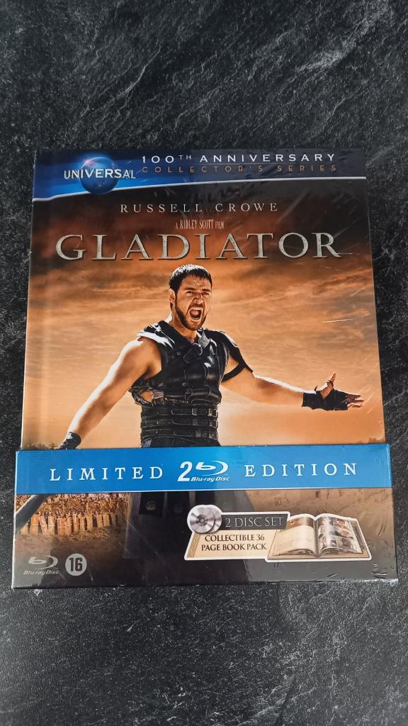 Gladiator (Digibook) - Blu-ray - NIEUW IN SEAL, Cd's en Dvd's, Verzenden, Nieuw in verpakking, Drama