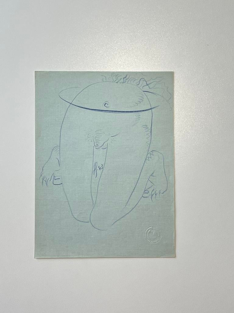 Victor Servranckx originele tekening, Verzenden
