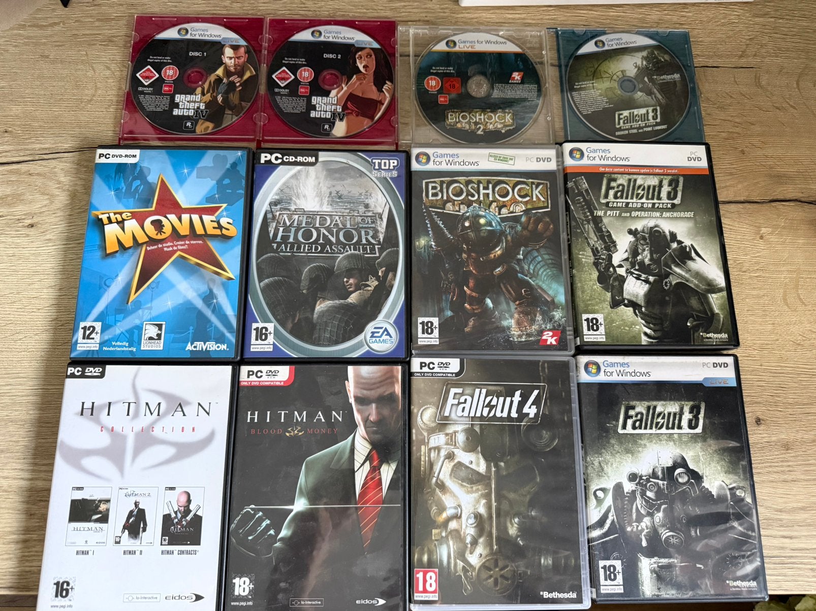 Grande collection de jeux PC (Fallout, Hitman, GTA IV, etc.), Consoles de jeu & Jeux vidéo, Enlèvement, Comme neuf