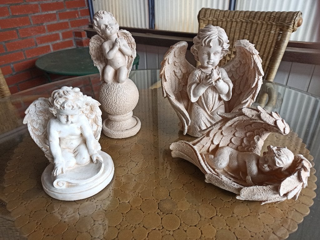 engeltjes, Tuin en Terras, Tuinbeelden, Ophalen, Nieuw, Kunststof, Engelenbeeld