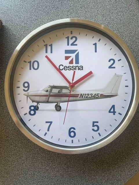 Cessna muurklok, Ophalen of Verzenden, Nieuw