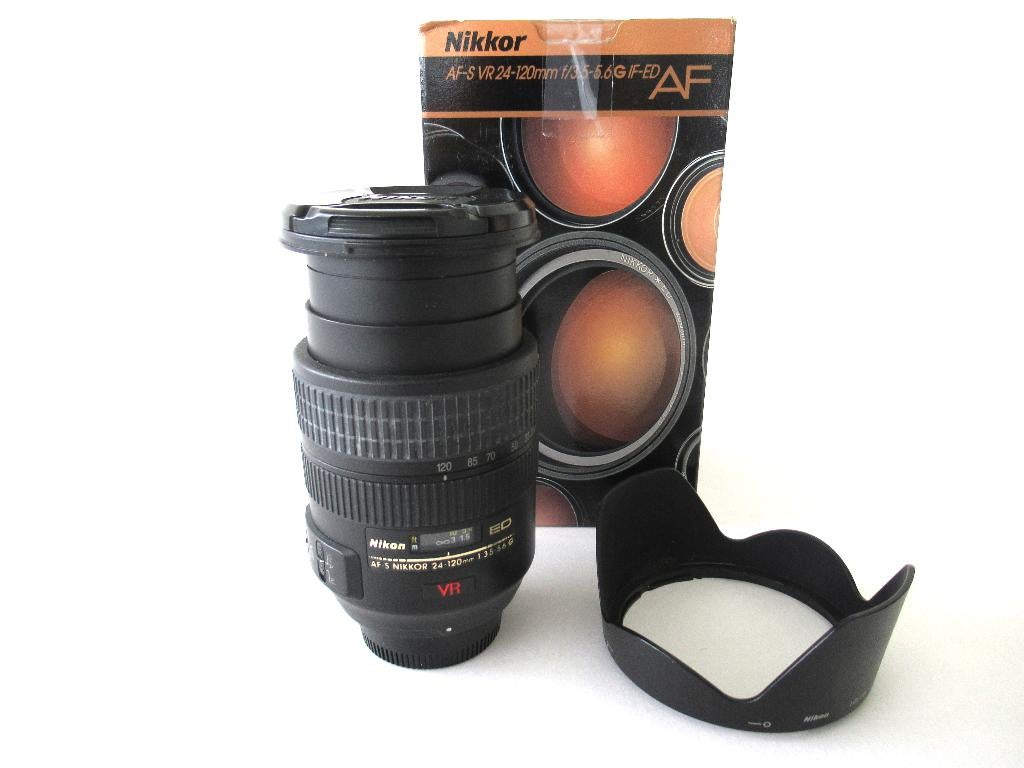Nikon Zoomlens AF-S VR 24-120mm f/3,5-5,6G IF-ED, Enlèvement ou Envoi, Comme neuf, Téléobjectif, Zoom