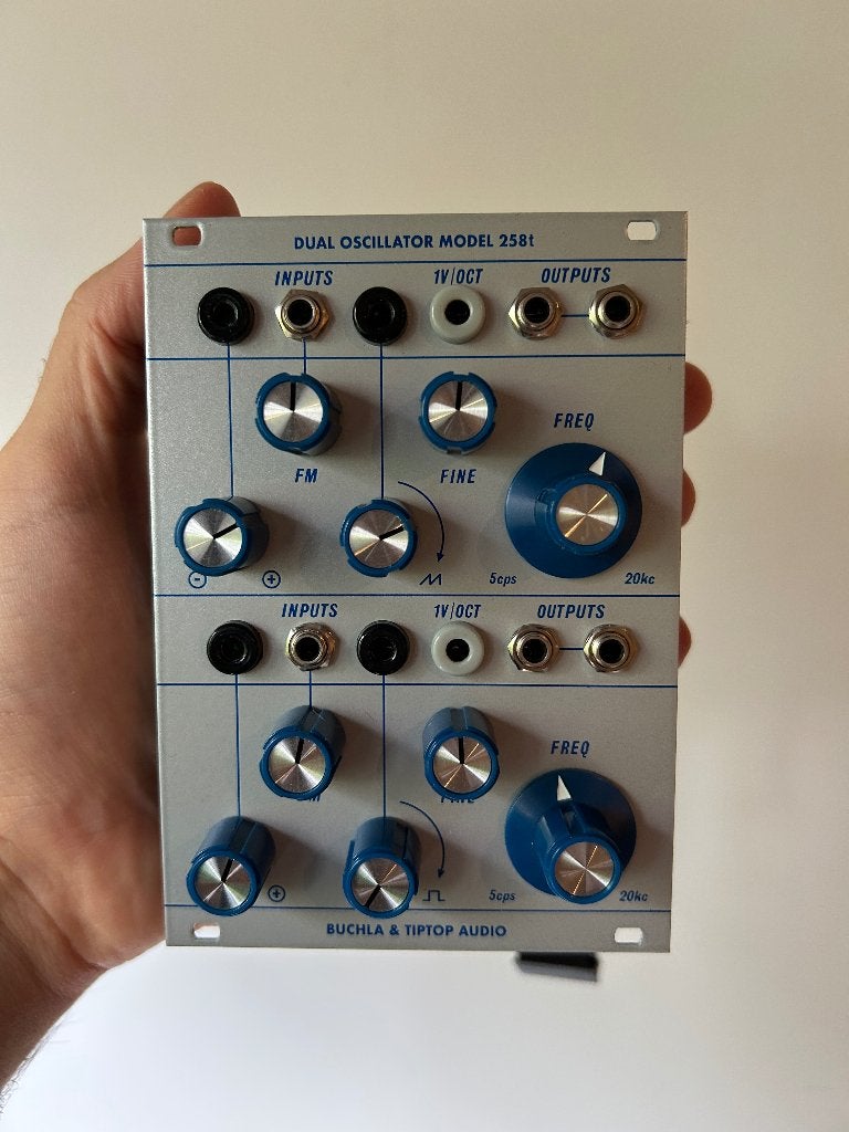 Tiptop audio Buchla 258t dual oscillator eurorack module, Enlèvement ou Envoi, Utilisé