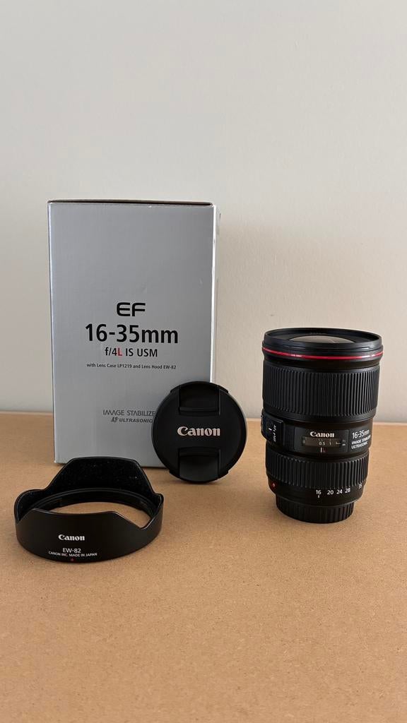 Canon EF 16-35mm F4.0, Audio, Tv en Foto, Foto | Lenzen en Objectieven, Ophalen, Zo goed als nieuw