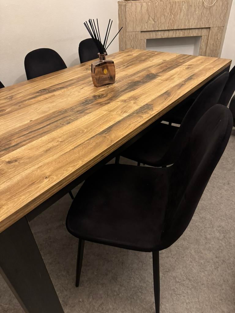 Salle à manger, table basse + meuble tv, Cinq personnes ou plus, Bois, Comme neuf, Enlèvement