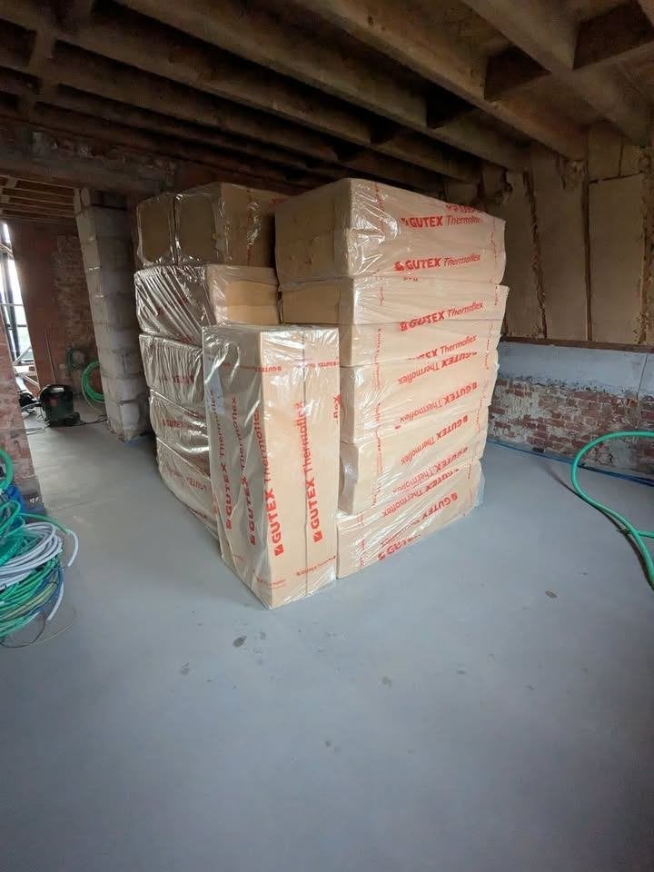 Houtvezelisolatie, Overige materialen, 12 cm of meer, Nieuw, 15 m² of meer