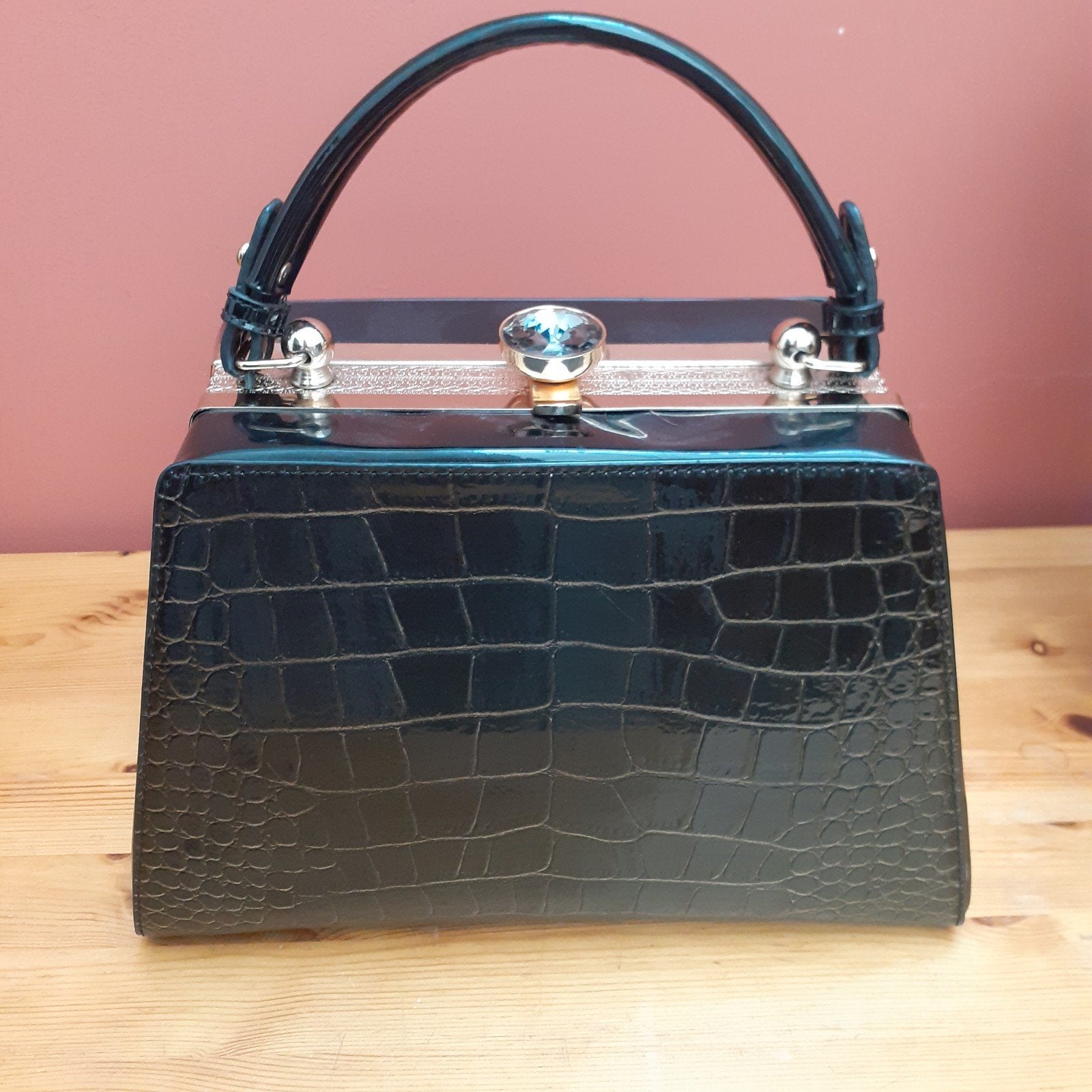 Sac à main vintage, Enlèvement ou Envoi, Noir, Sac à main
