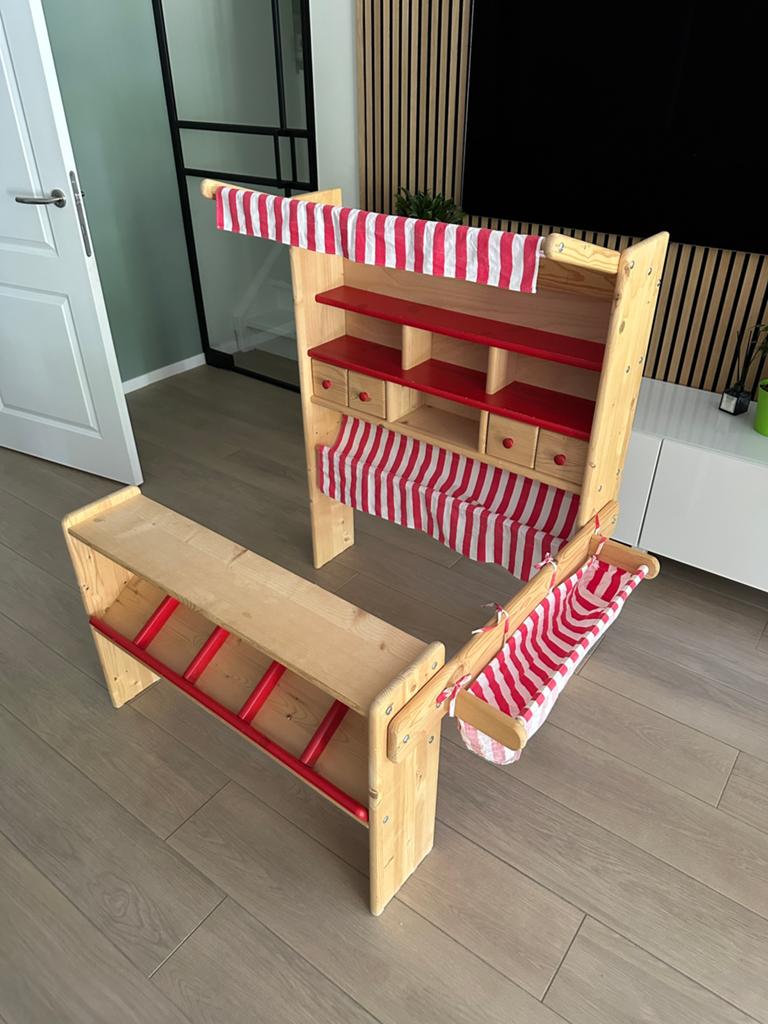 Houten speelwinkeltje, Kinderen en Baby's, Ophalen, Gebruikt, Hout, Speelkeuken
