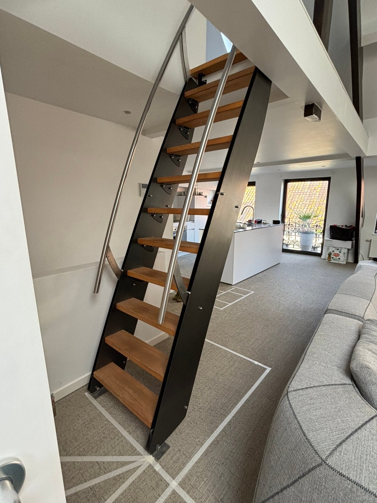 Escalier design, Enlèvement, Comme neuf, Escalier, 2 à 4 mètres