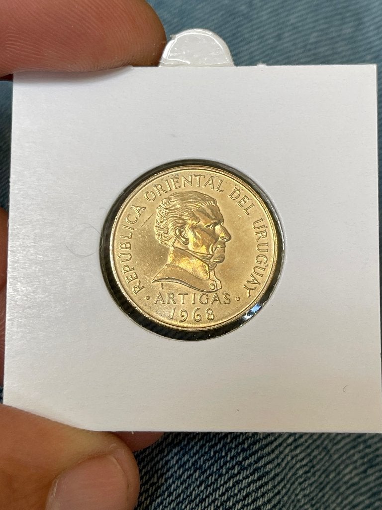 Uruguay 10 pesos 1968, Enlèvement, Monnaie en vrac