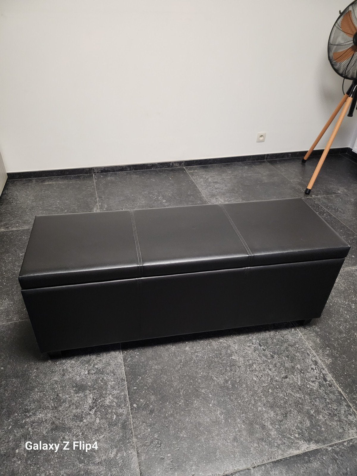Opbergbank zwart, Ophalen