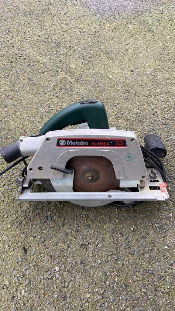 Cirkelzaag Metabo Ks 1468 S, Doe-het-zelf en Bouw, Gereedschap | Zaagmachines, Ophalen, Gebruikt, Cirkelzaag, 30 tot 70 mm