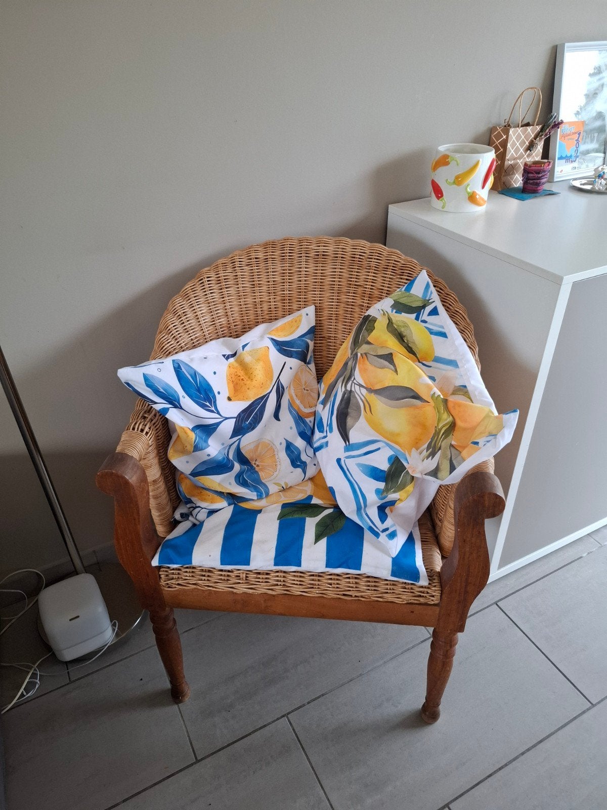 Rieten zetel, Enlèvement