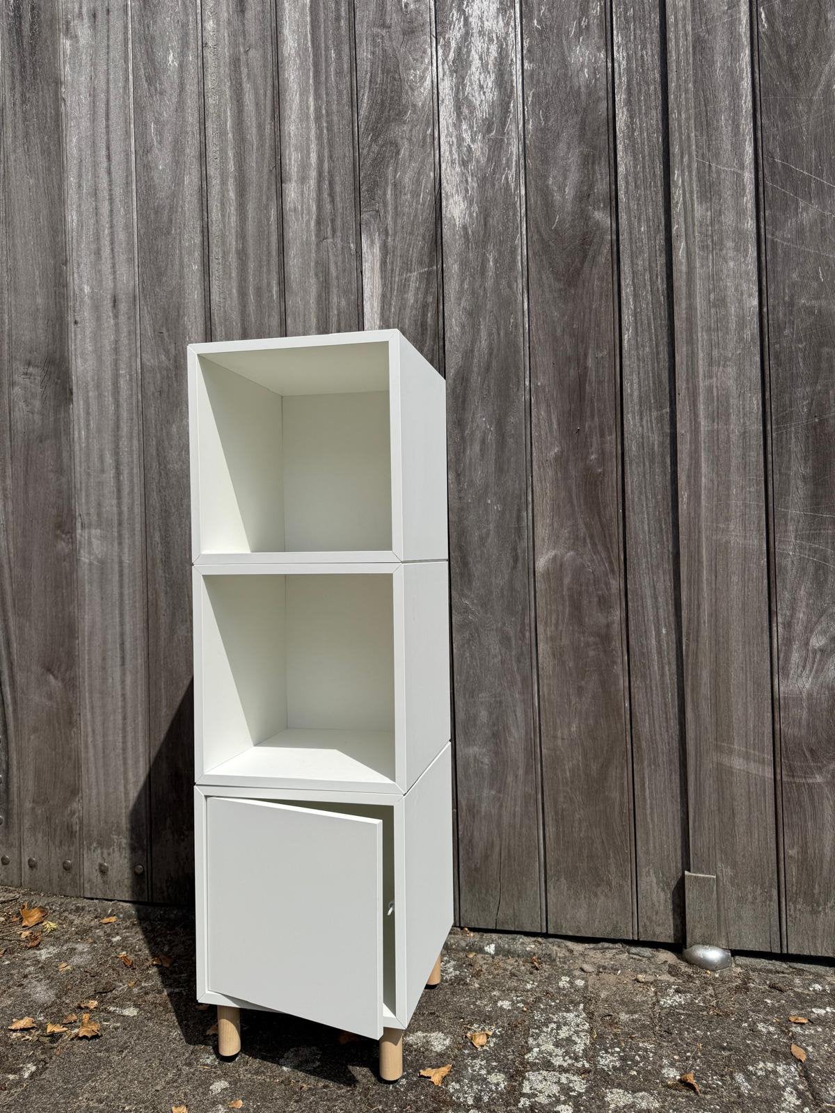 IKEA EKET modulaire kast 3-delig wit – nette staat, Ophalen, Overige materialen, Minder dan 50 cm, Zo goed als nieuw