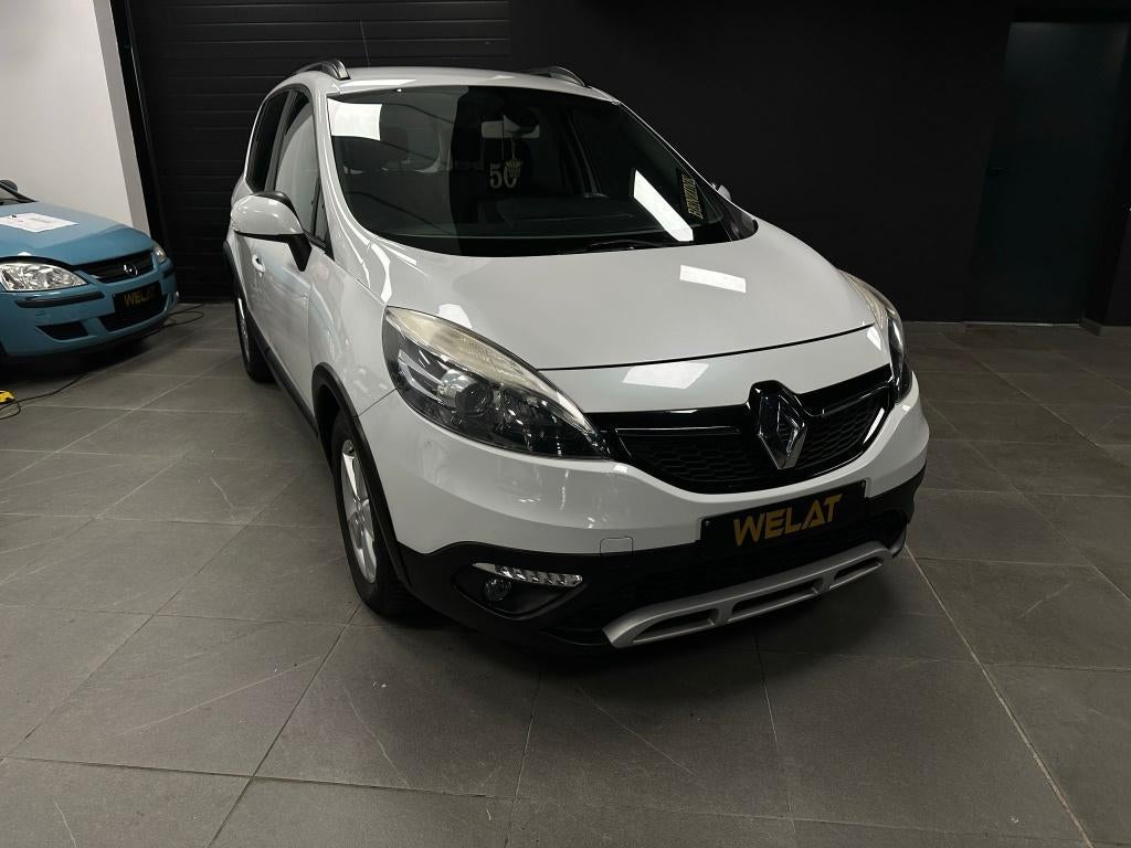 RENAULT XMOD MEGANESCENIC 2014 BENZINE 99.000 KM/NIEUW STAAT, Auto's, Bluetooth, Euro 5, Zwart, Wit