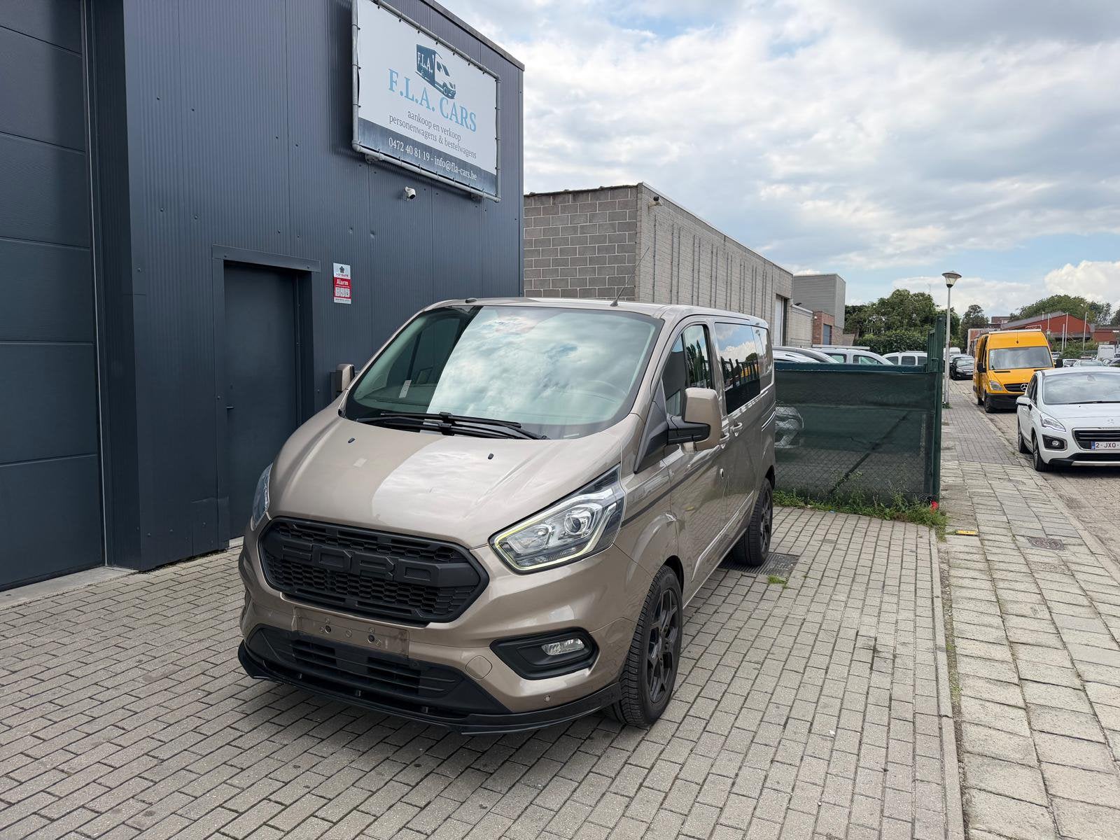 FORD TRANSIT CUSTUM DUBBEL CABINE BJ2019 5PL EURO6B FULL, Essai à domicile, Euro 6, Entreprise, Garantie prolongée