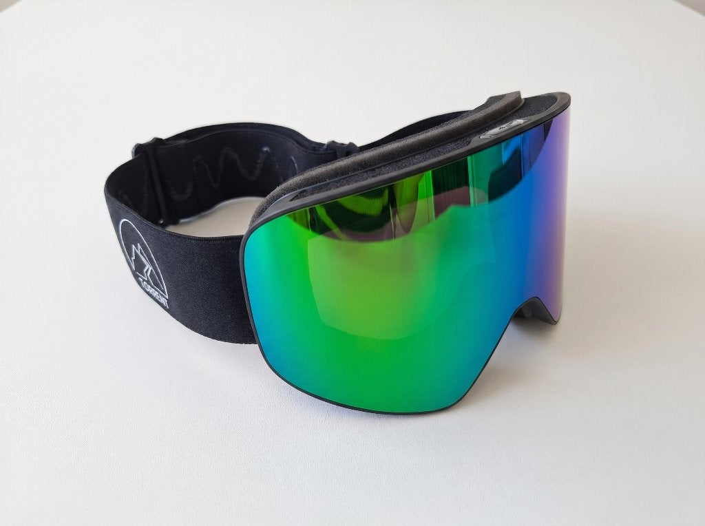 Lunettes de ski Torrent Odys — Lentille miroir verte, Autres marques, Enlèvement ou Envoi, Comme neuf, Autres types