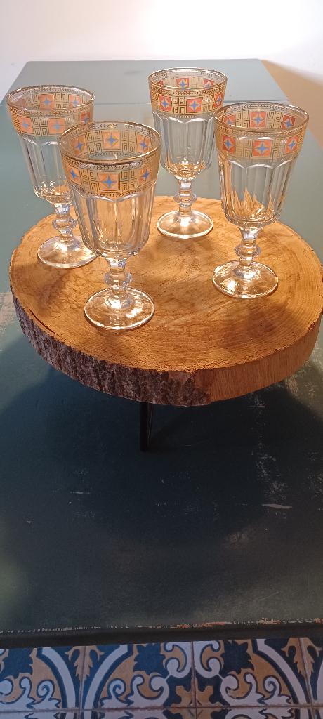 Antieke Italiaanse wijnglazen, Antiquités & Art, Antiquités | Verre & Cristal, Enlèvement ou Envoi