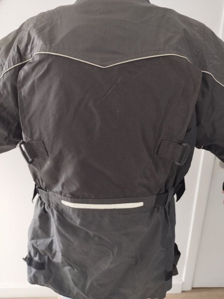 motorvest waterdicht met bescherming ellebogen en rug, Motoren, Ophalen, Tweedehands, Jas | textiel
