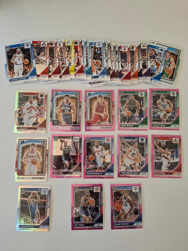 Lot 36 NBA Panini Donruss Optic kaarten, Ophalen of Verzenden, Zo goed als nieuw, Meerdere plaatjes