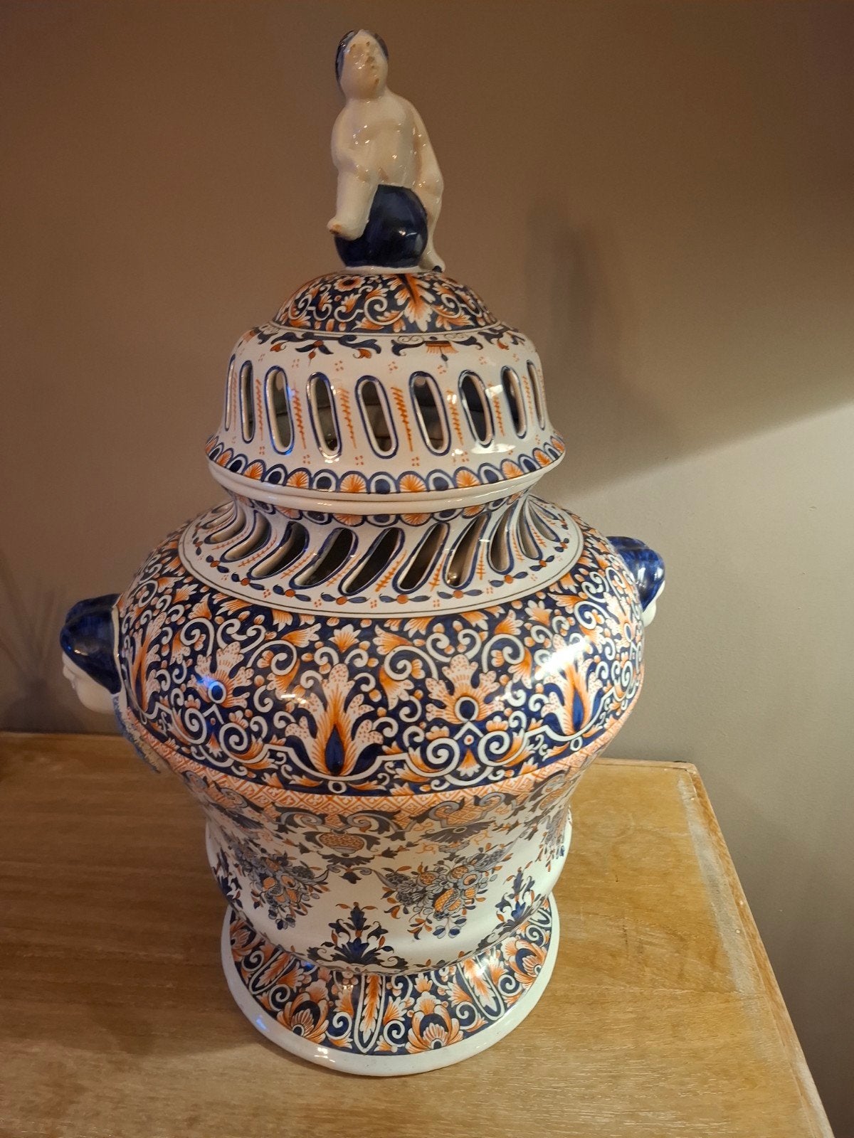 desvres potpourri vaas, Ophalen