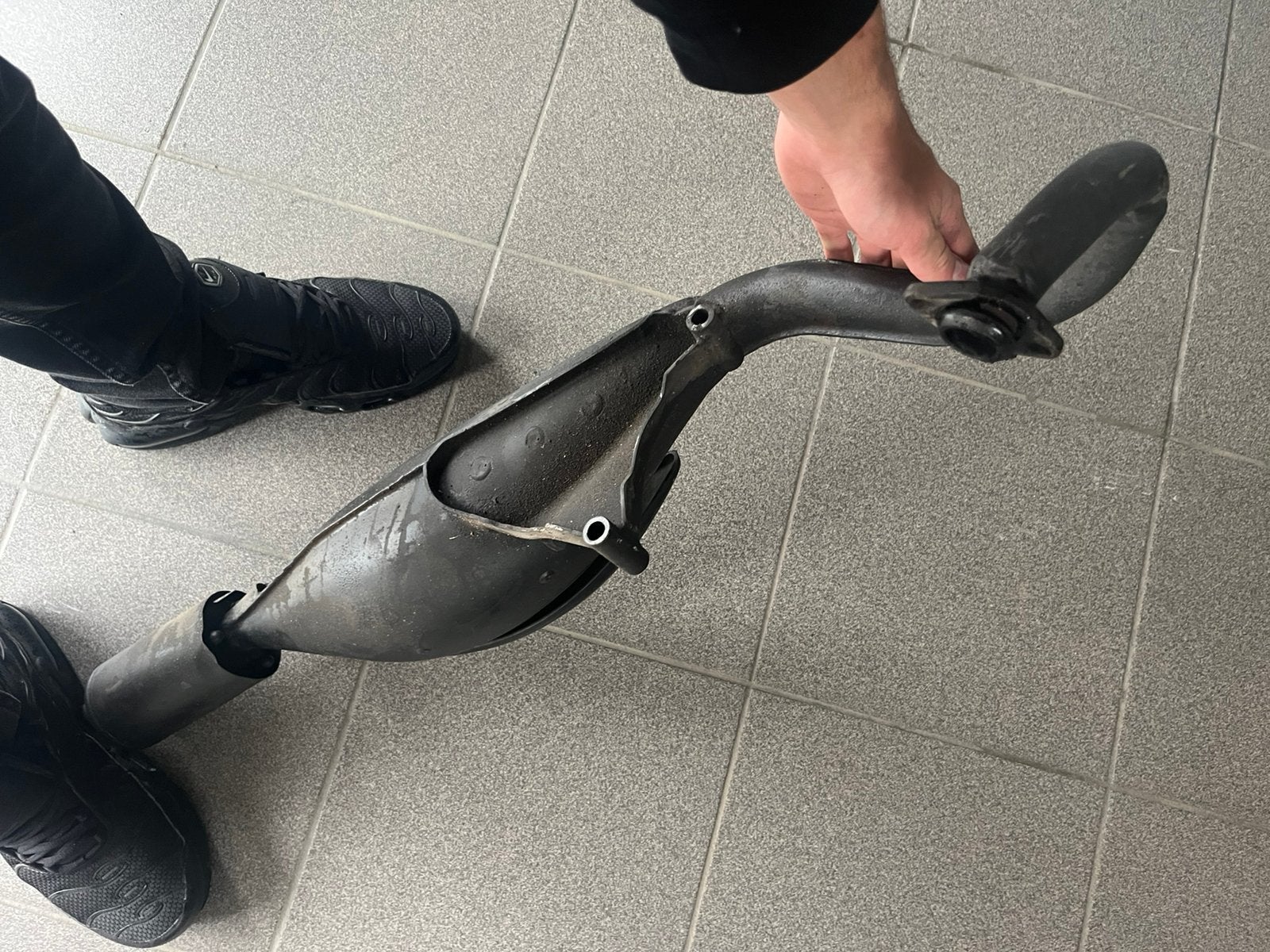 Sito plus uitlaat piaggio 50/70cc, Fietsen en Brommers, Ophalen, Zo goed als nieuw, Uitlaat, Piaggio