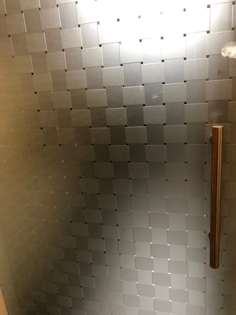 glazen deur, Ophalen, Gebruikt, 80 tot 100 cm, Glas