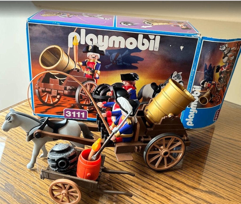 Playmobil - Dikke Berta Kanon, Enlèvement, Comme neuf, Ensemble complet