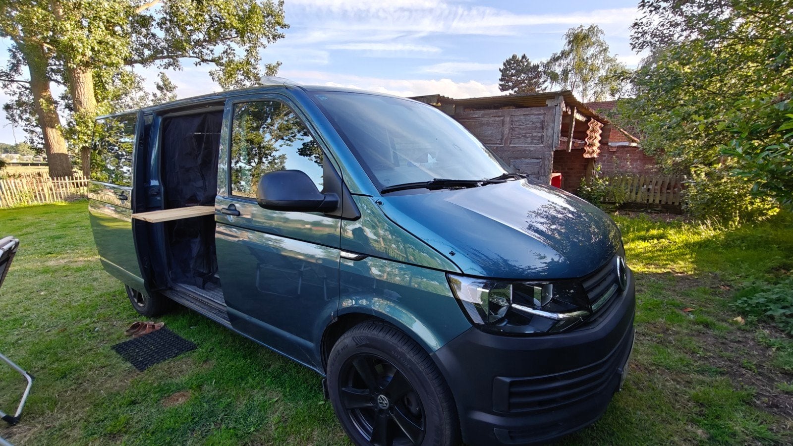 VW transporter zelfbouwcamper, Autos, Camionnettes & Utilitaires, Particulier, Cruise Control, Attache-remorque, Volkswagen, Diesel