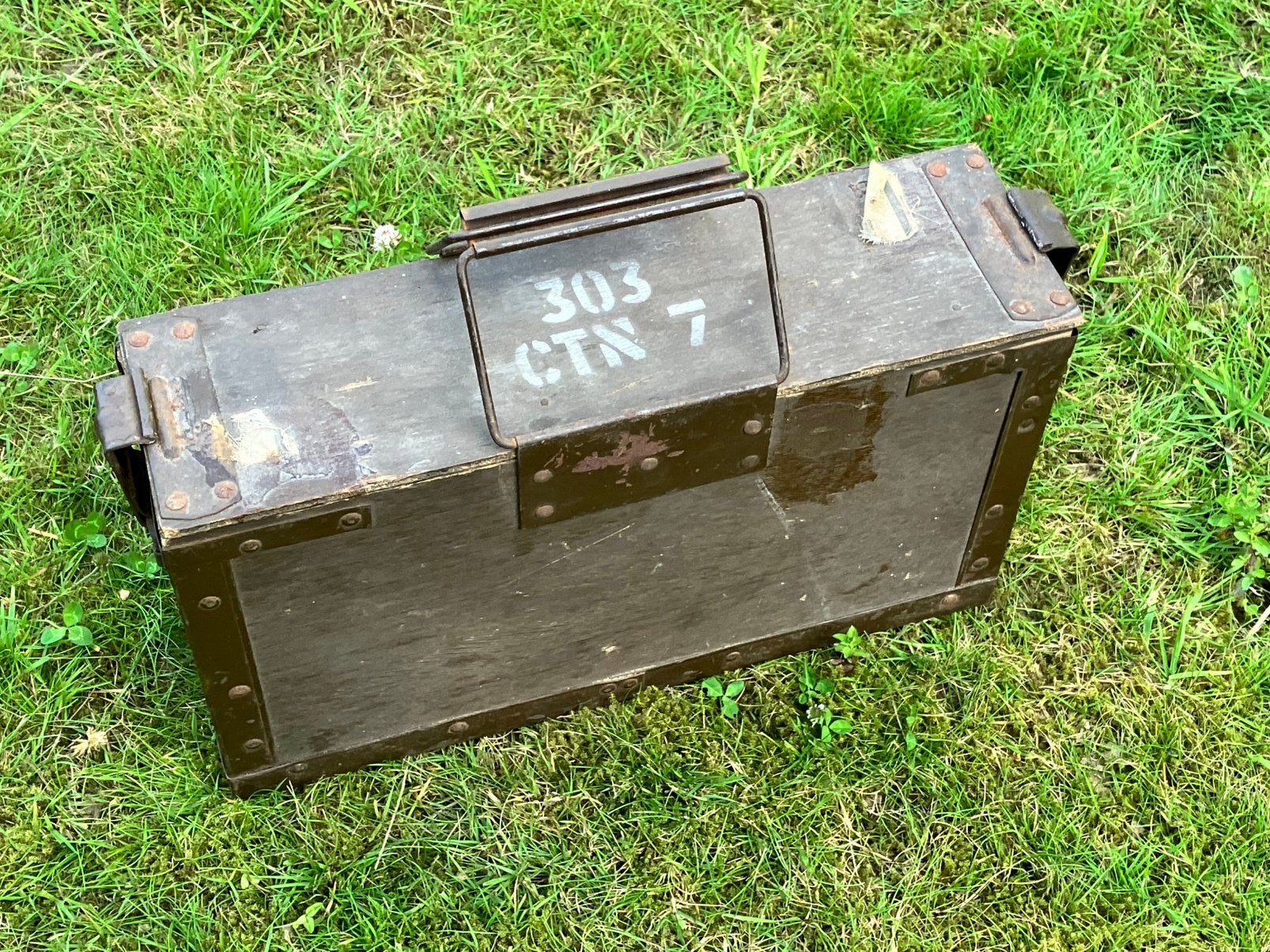 Britse brown ammo box .303, Verzamelen, Militaria | Tweede Wereldoorlog, Ophalen