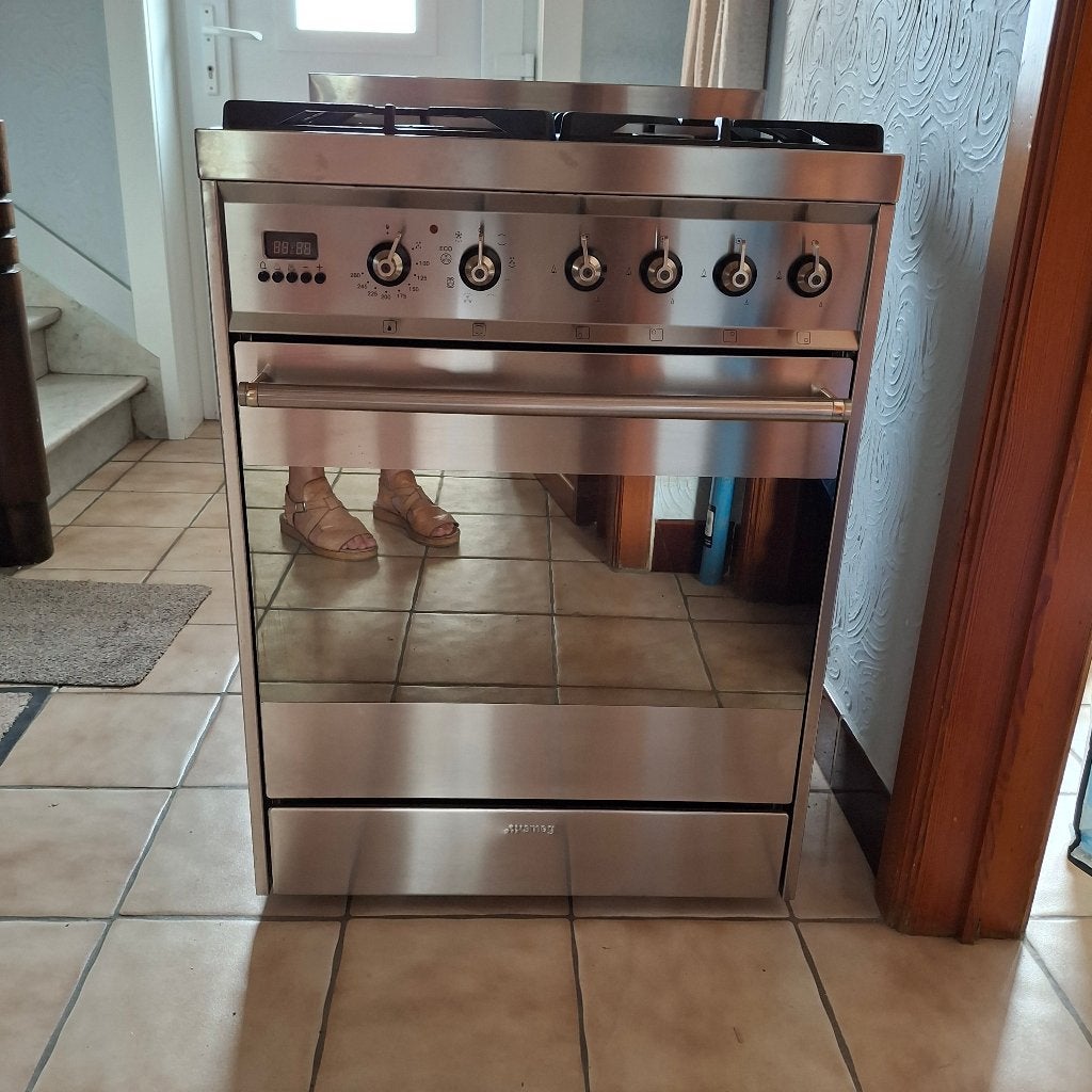 SMEG vrijstaand fornuis, Electroménager, Cuisinières, Gaz, Gril, 4 zones de cuisson, Comme neuf