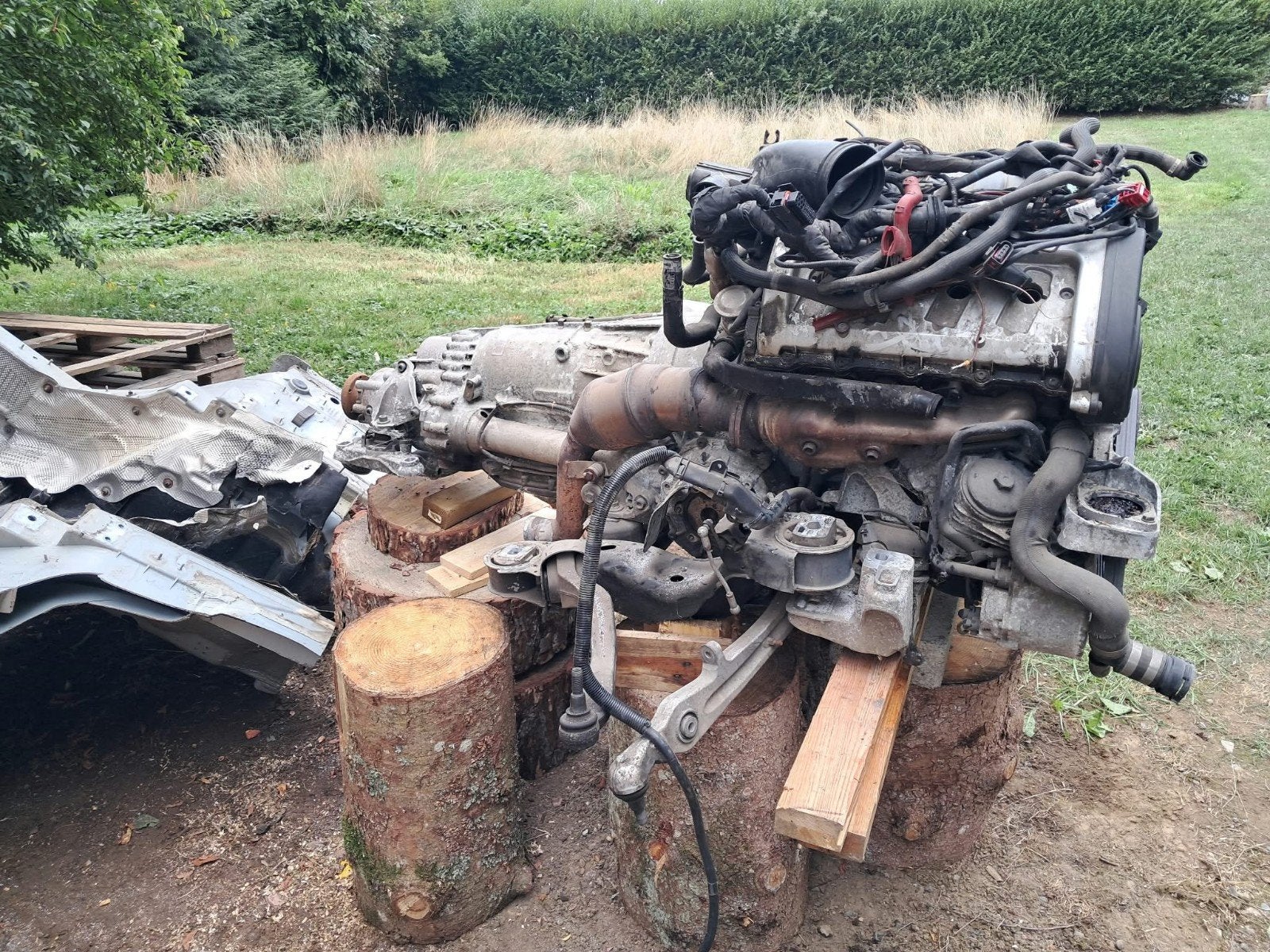 moteur  et boîte Audi A8 4.2 litres, Enlèvement, Utilisé