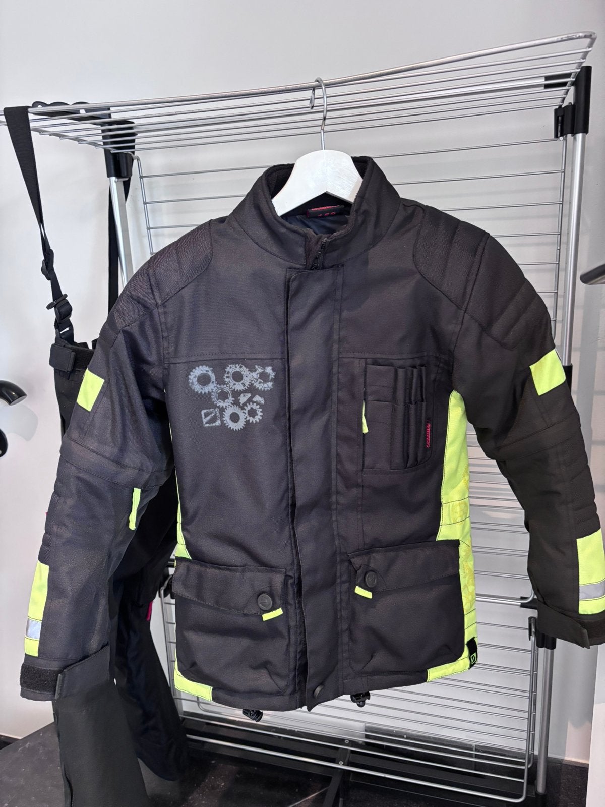 Motorjas + broek Kind - maat 152, Motoren, Ophalen of Verzenden, Tweedehands, Kinderen, Combipak