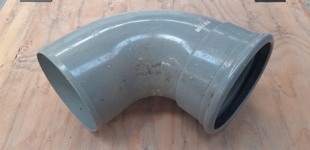 PVC bochten grijs 110 mm 125 mm 160 mm, Doe-het-zelf en Bouw, Buizen en Afvoer, Gebruikt, Bochten, PVC, Ophalen