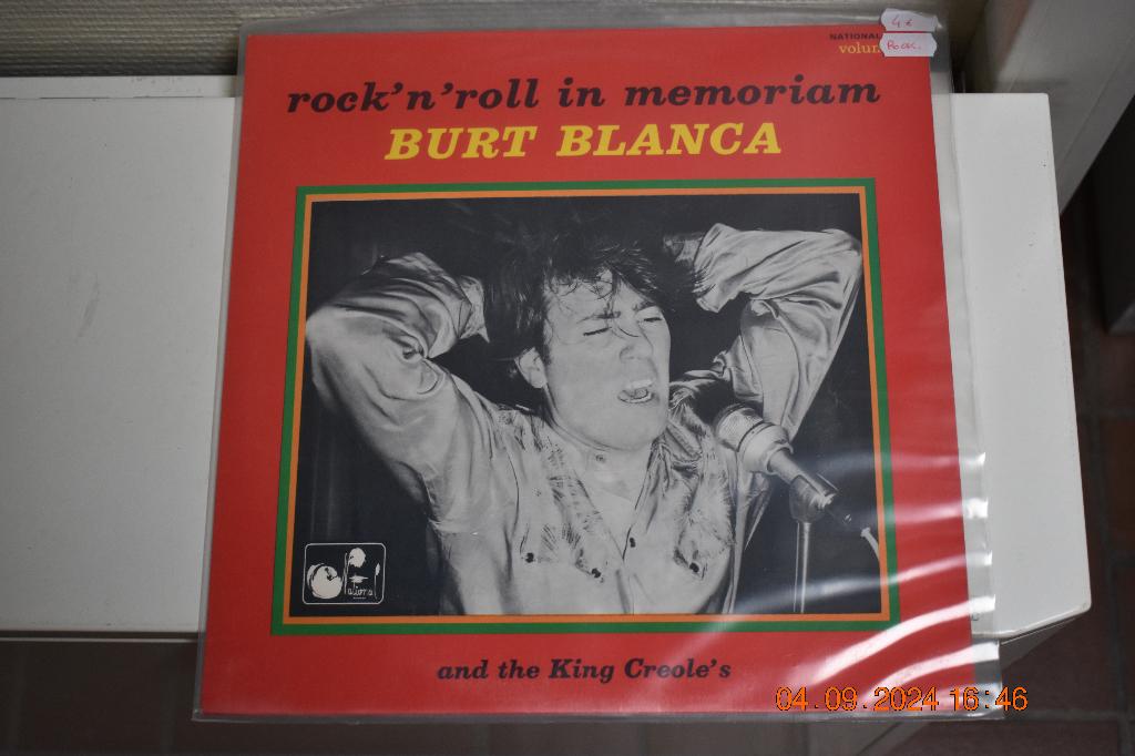 LP : Burt Blanca and the King Croole's - Rock 'n Roll, CD & DVD, Housse de protection extérieure, Enlèvement ou Envoi, Utilisé