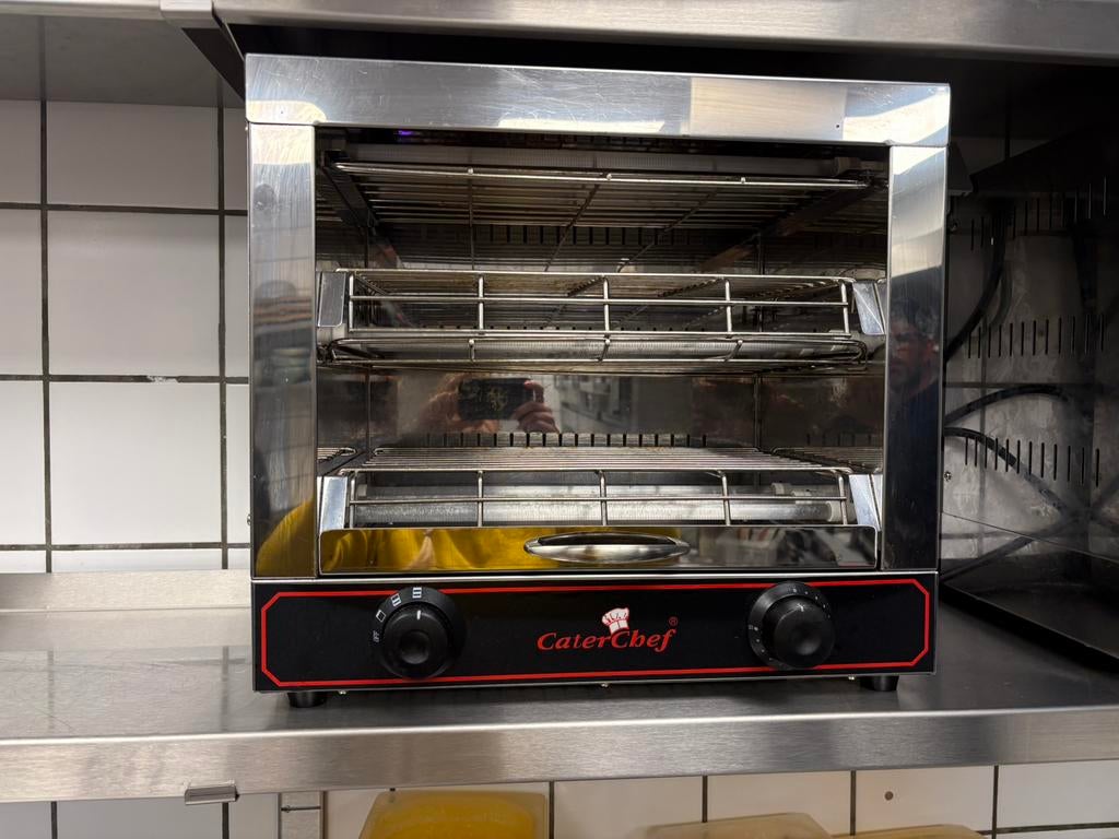 Tosti-Apparaat caterchef, Elektronische apparatuur, Ovens, Ophalen, Zo goed als nieuw, Vrijstaand