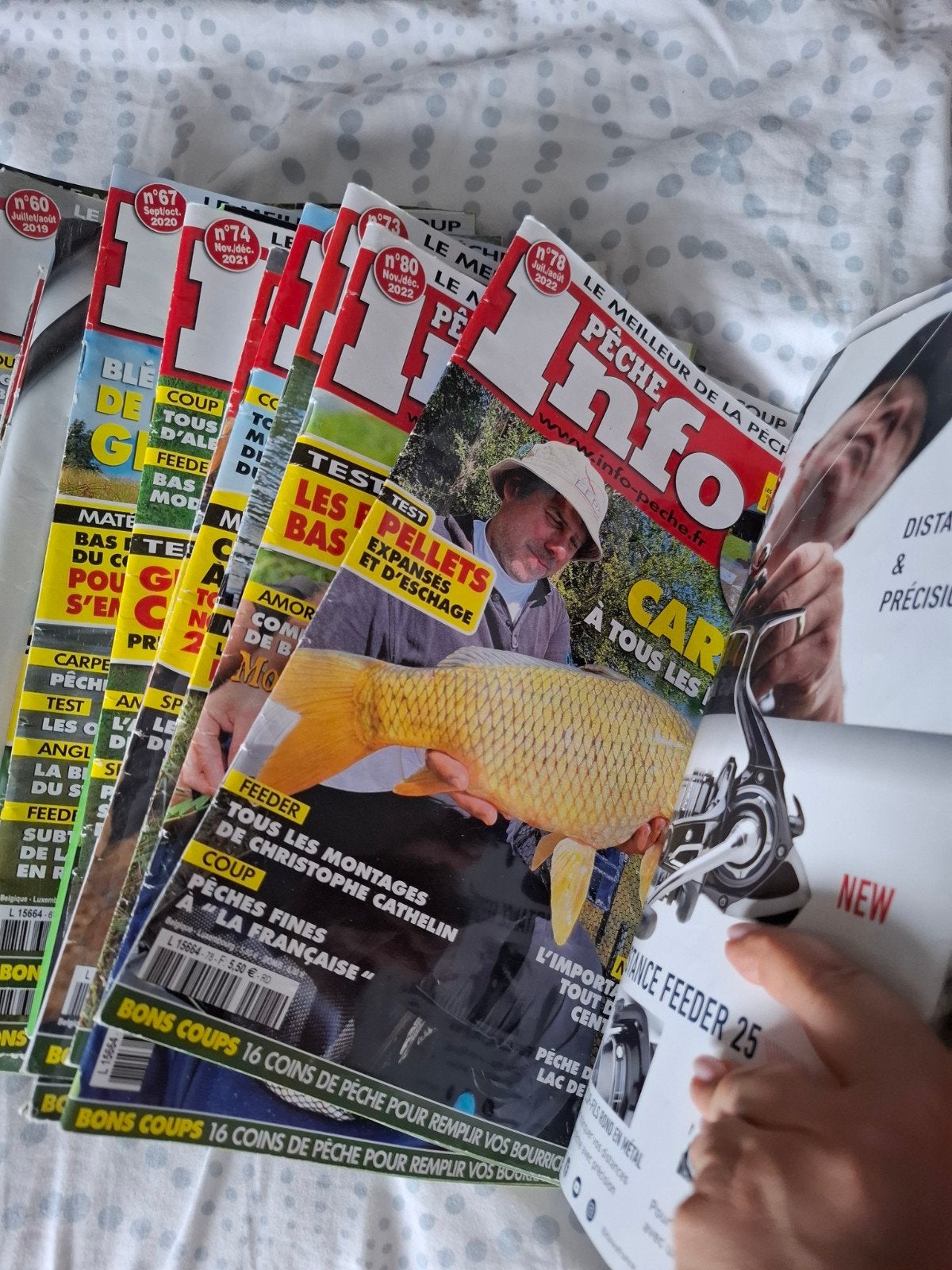 Lot de magasines Info Pêche, Livres, Enlèvement