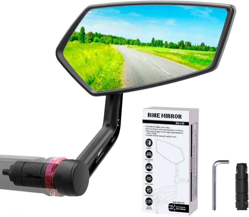 Rétroviseur de vélo Miroir de sécurité, Enlèvement ou Envoi, Neuf, Guidon