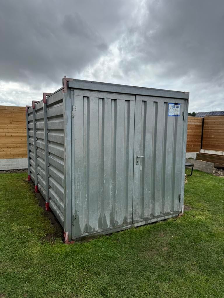 Container met rekken, Ophalen, Gebruikt
